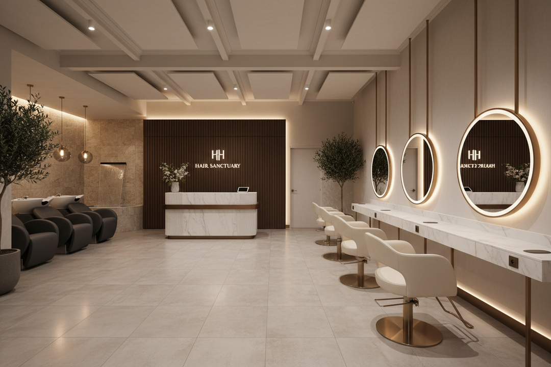 Friseurstühle mit Rollen & beweglicher Rückenlehne: Die perfekte Kombination mit Standsäulen