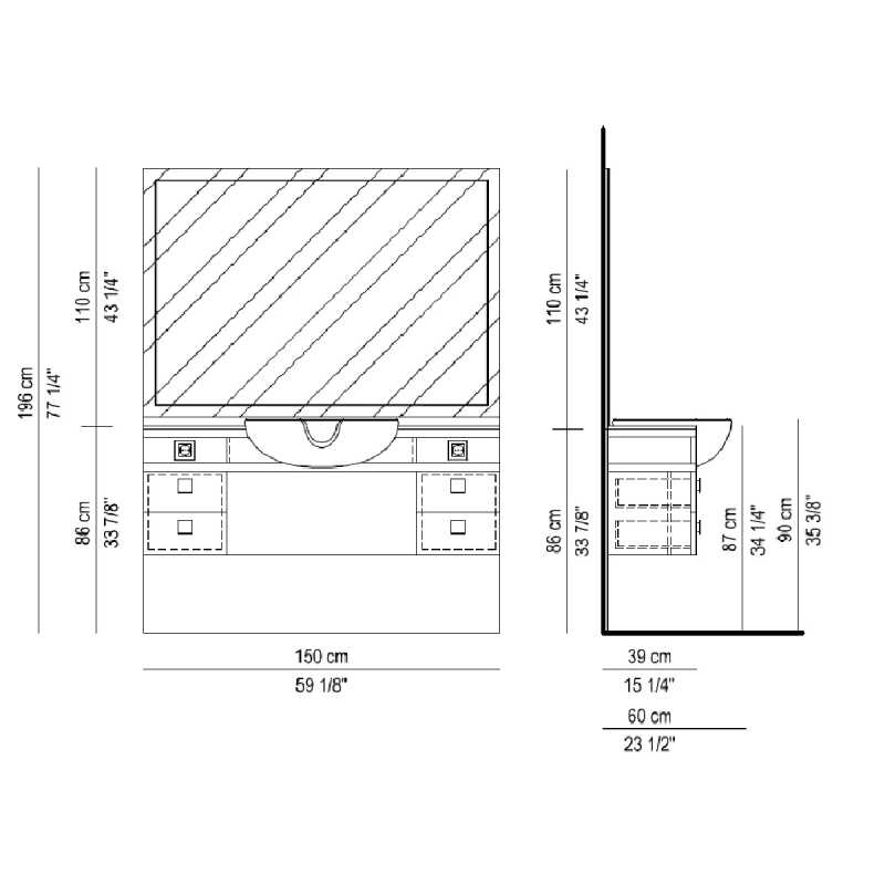 Nelson Mobilier FRISIERPLATZ MENSPACE