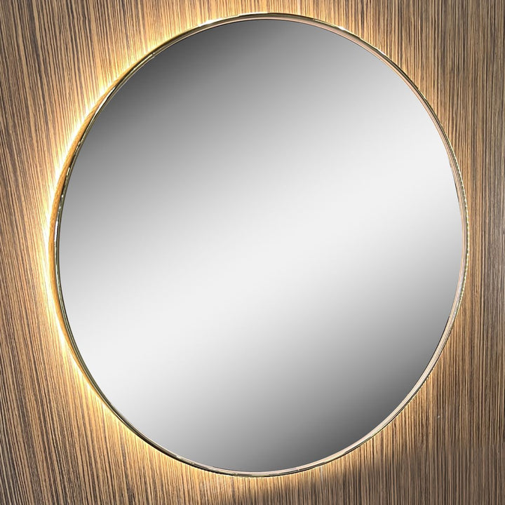 Nelson Mobilier POSTE DE COIFFURE MIROIR ROND