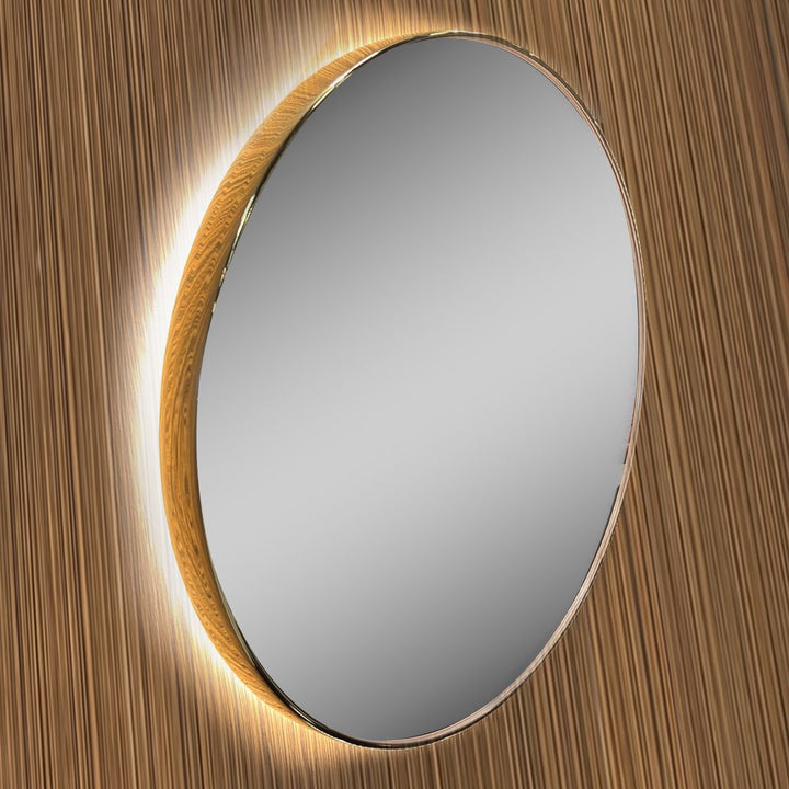 Nelson Mobilier POSTE DE COIFFURE MIROIR ROND