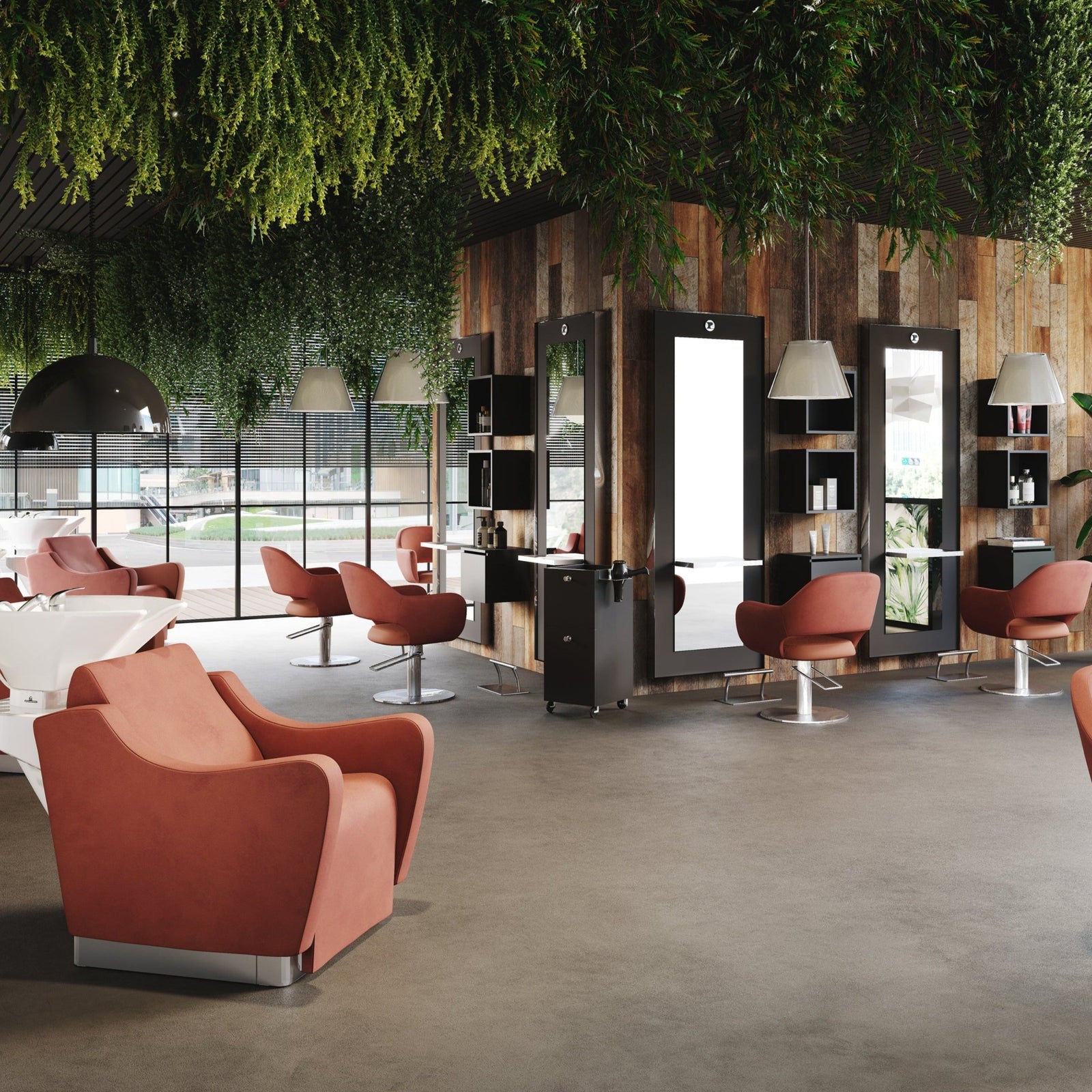 Salondesign24 مجموعة عروض معدات تصفيف الشعر Park
