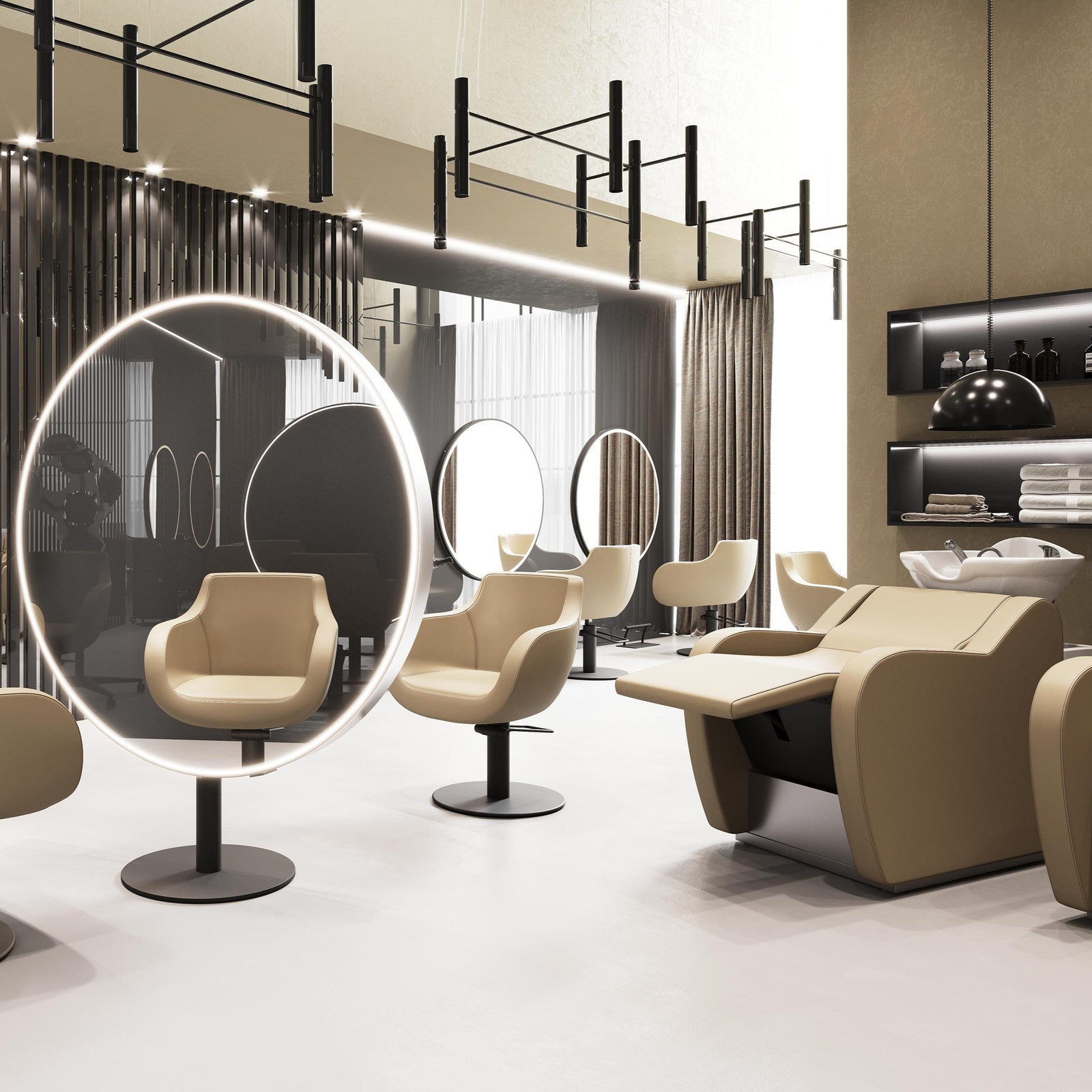 Salondesign24 Paquete de equipamiento para peluquería en Düsseldorf