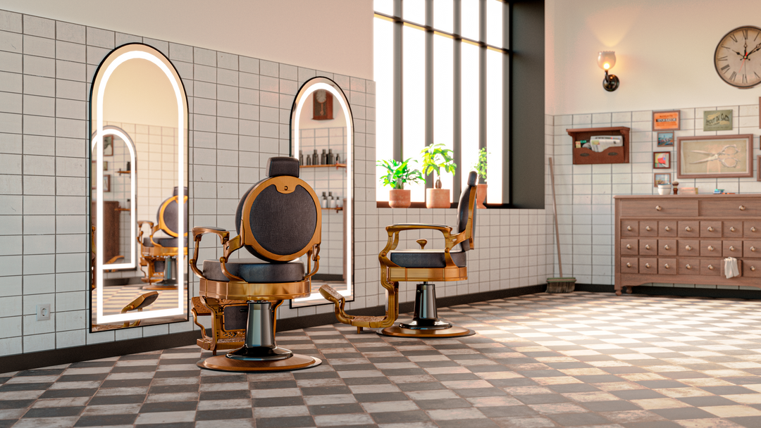 Salondesign24 Specchio da salone DEX LED
