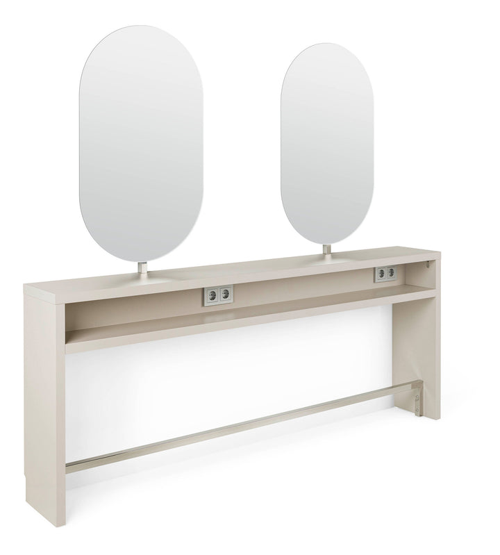 Pahi Doppelfrisierplatz Clay 2S Wand