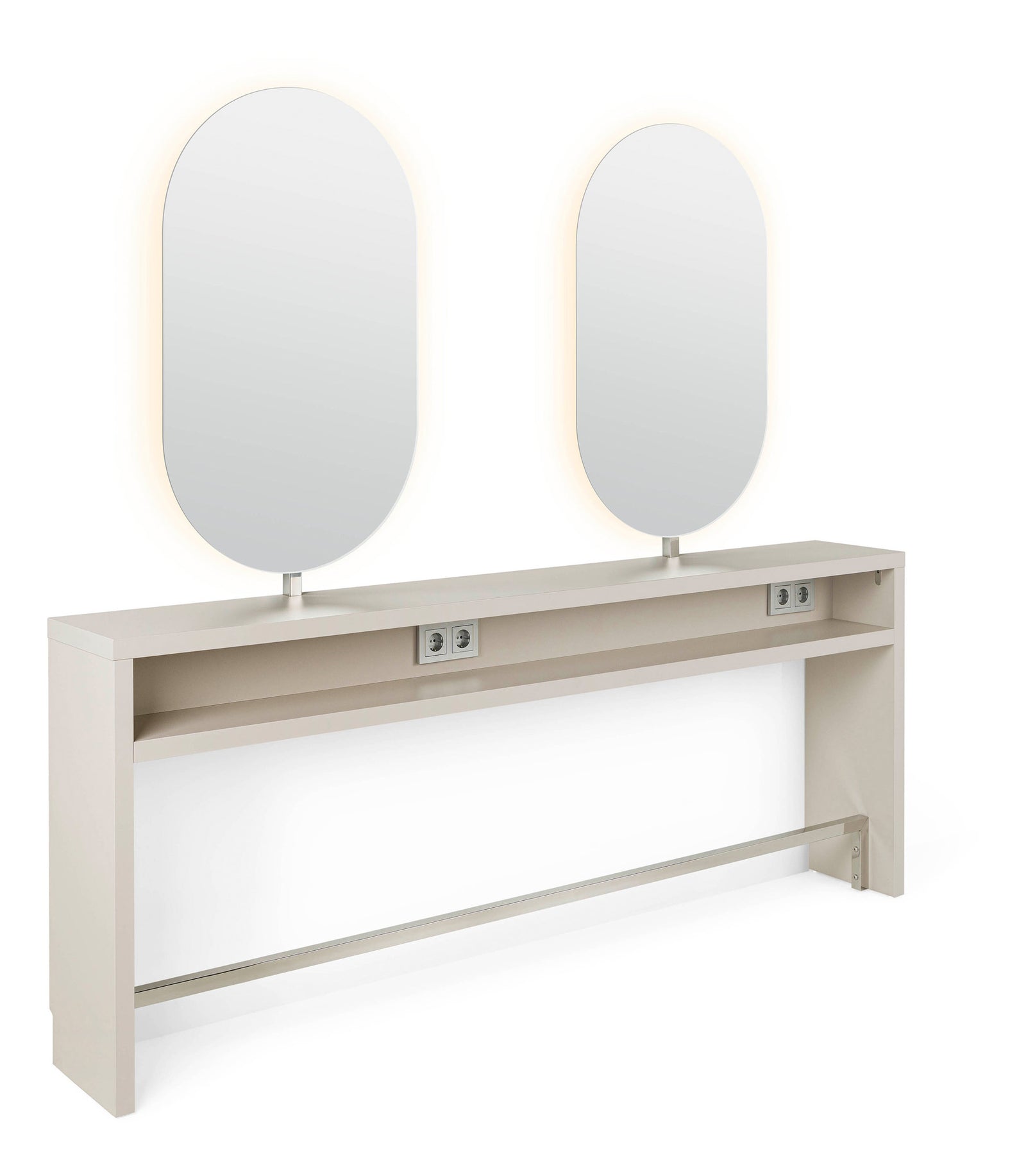 Pahi Doppelfrisierplatz Clay 2S Wand
