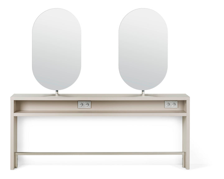 Pahi Doppelfrisierplatz Clay 2S Wand