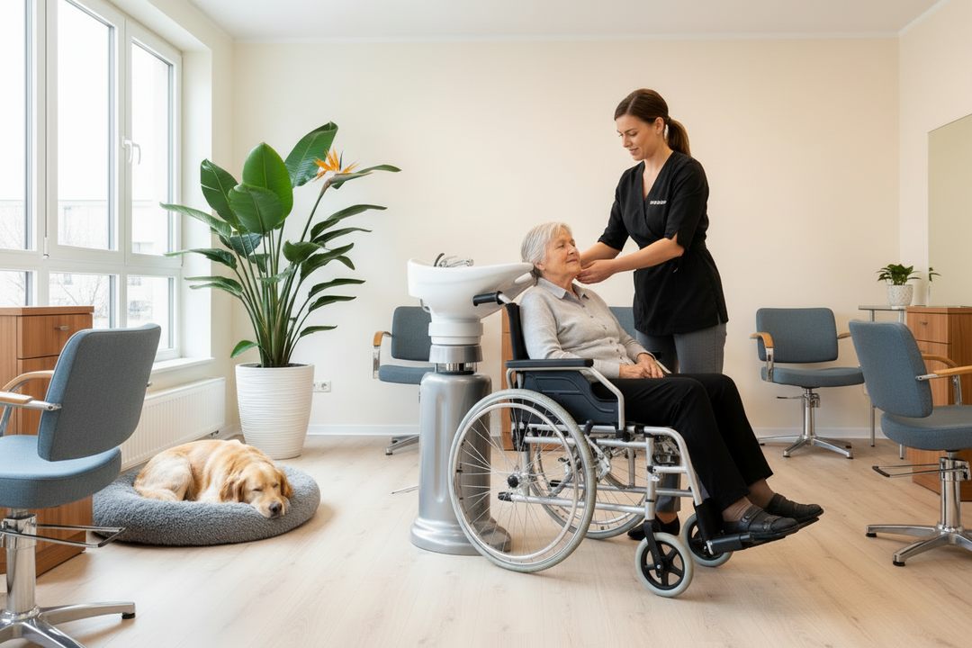 Pahi waskolom Podium Rolstoel | Bejaardentehuis Verzorgingstehuis Kapsalon