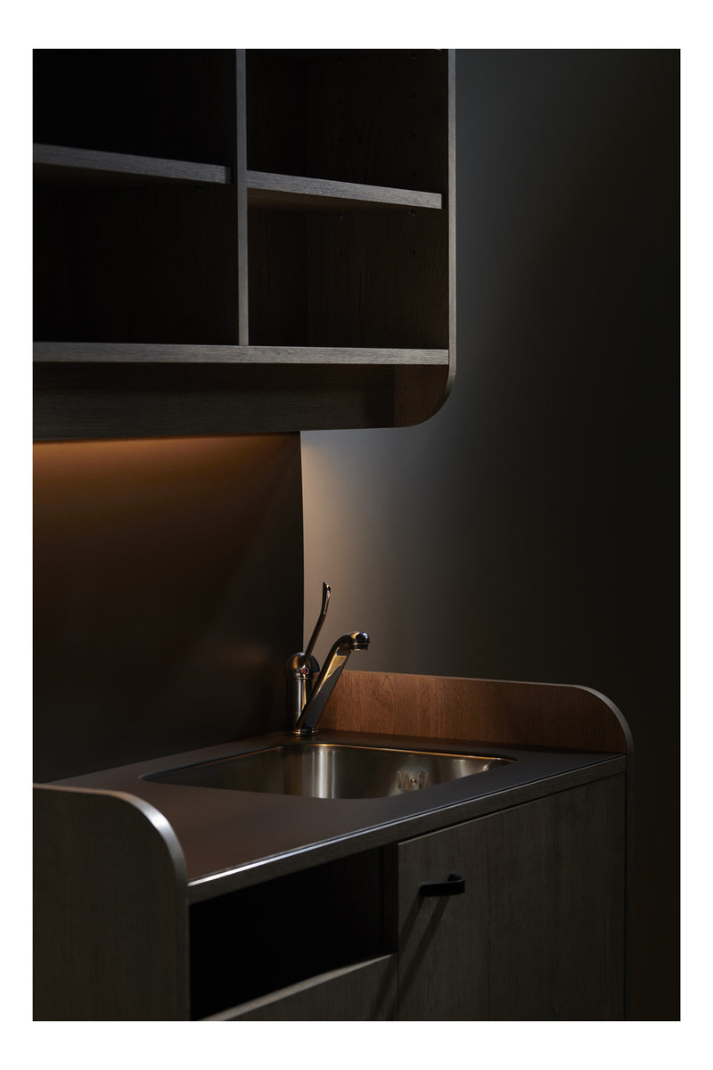 Cara Collection Mixecke mit Waschbecken & Wasserhahn Nico