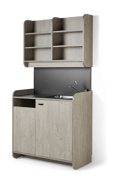 Cara Collection Mixecke mit Waschbecken & Wasserhahn Nico