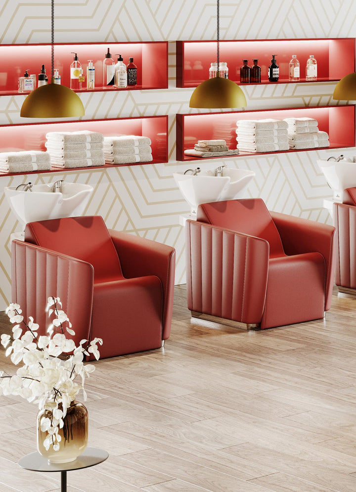 Salondesign24 Friseurausstattung Paketangebot Red