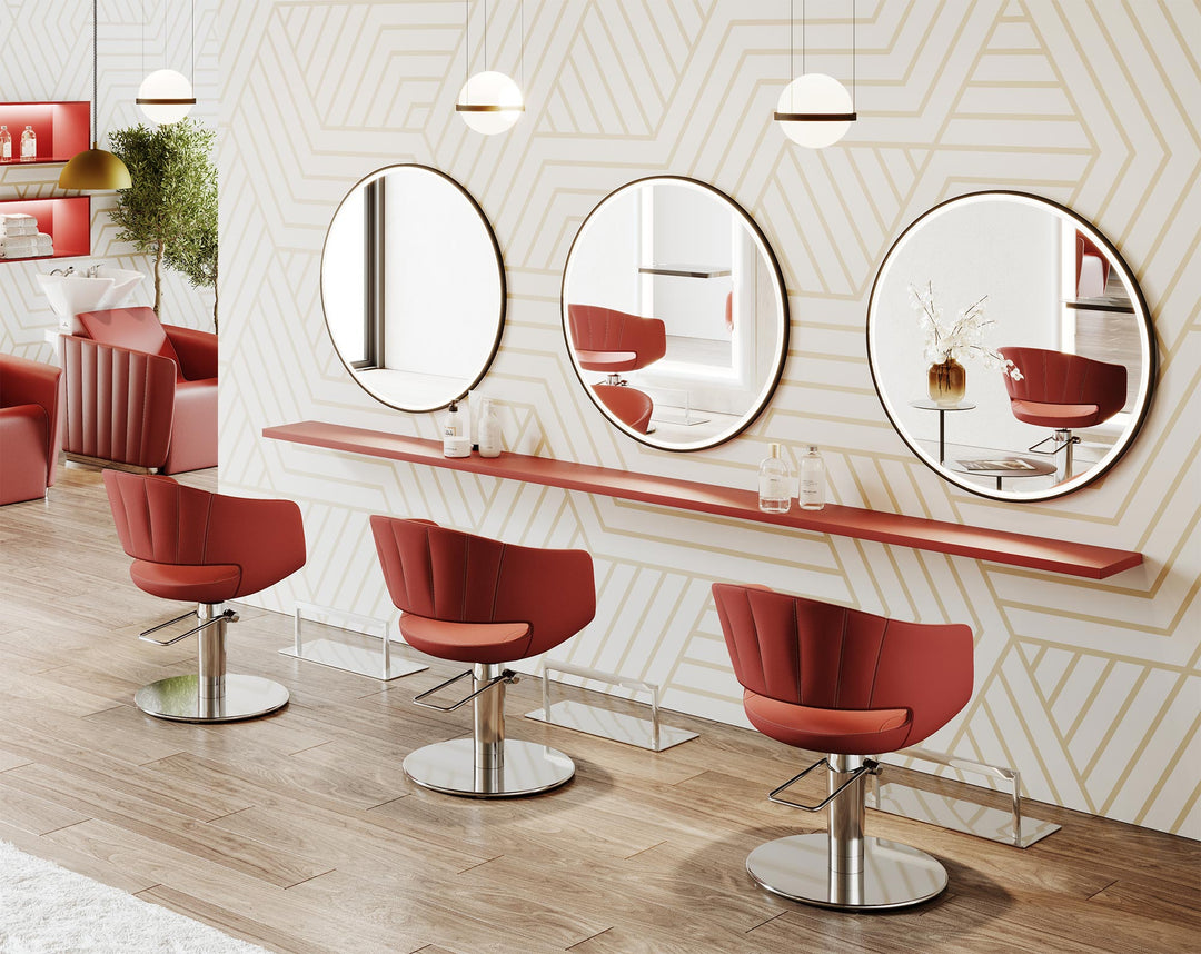 Salondesign24 Friseurausstattung Paketangebot Red