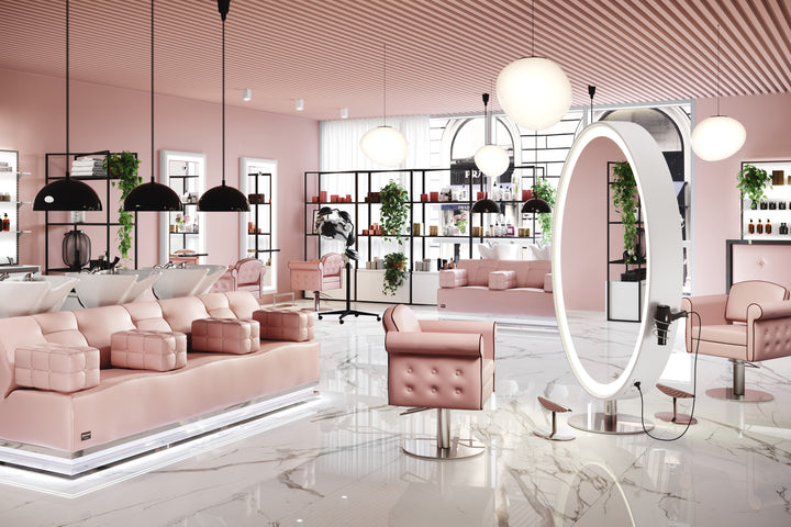 Salondesign24 Paketangebot Salon Pinky - Friseureinrichtung