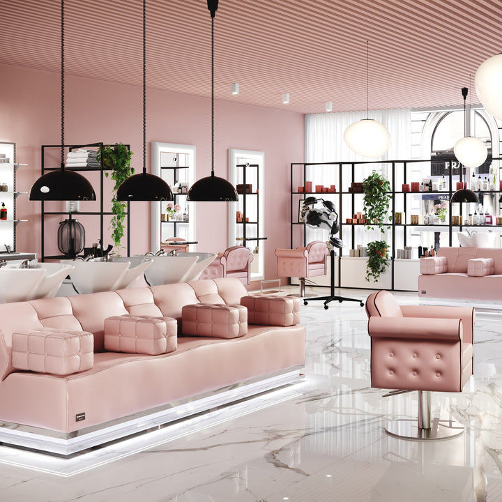 Salondesign24 Paketangebot Salon Pinky - Friseureinrichtung