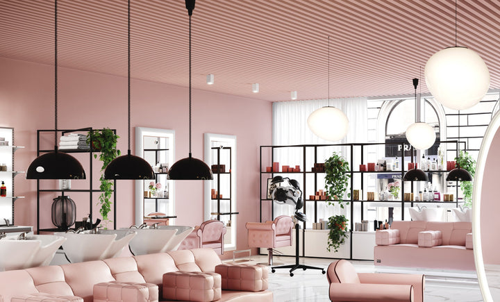 Salondesign24 Paketangebot Salon Pinky - Friseureinrichtung