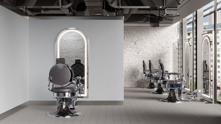 Salondesign24 Specchio da salone DEX LED