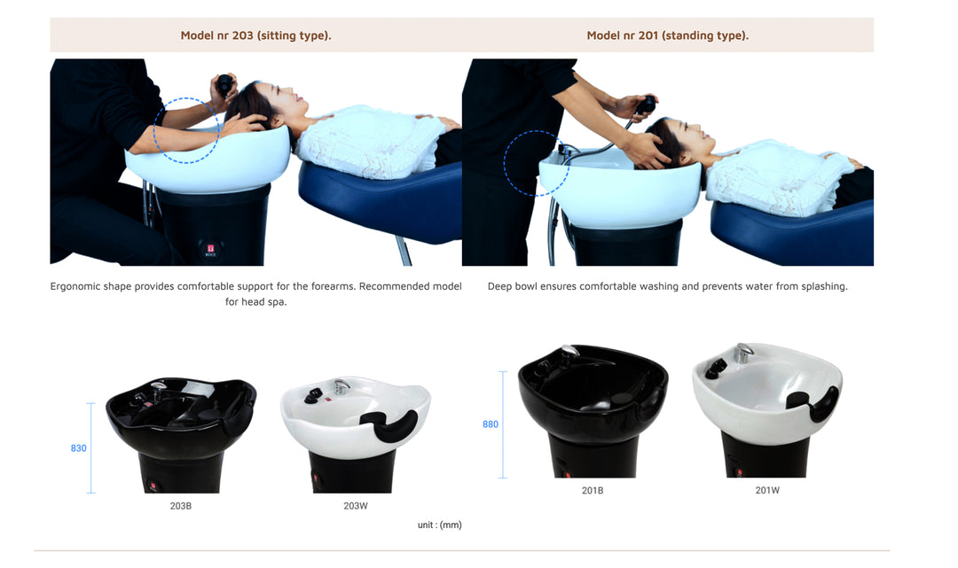 Salondesign24 Camilla Head Spa modelo S370F