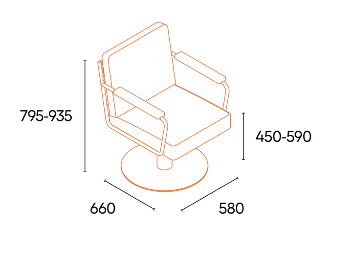 Pahi Hairdressing Chair Bay