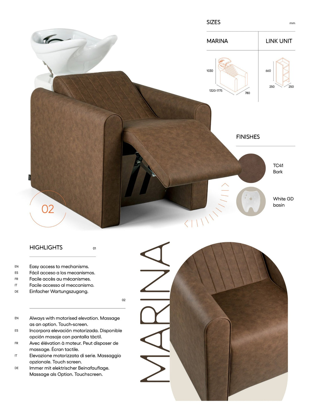 Pahi Waschsessel Marina