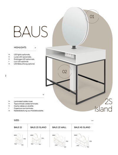 Pahi Double Styling Unit Baus 2S Iceland