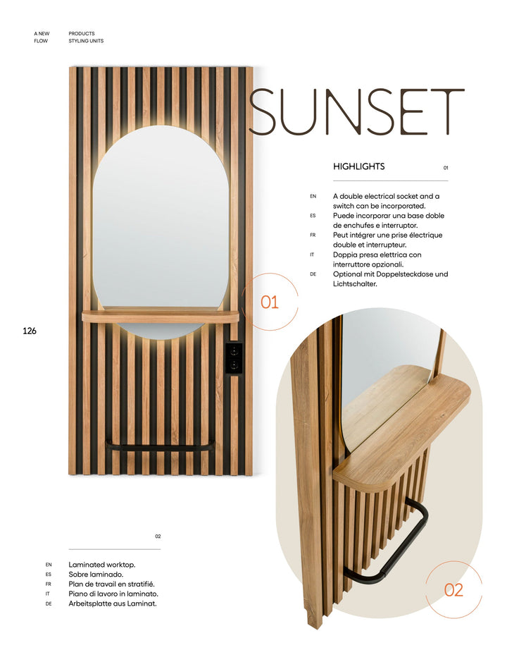 Pahi Doppelfrisierplatz Sunset