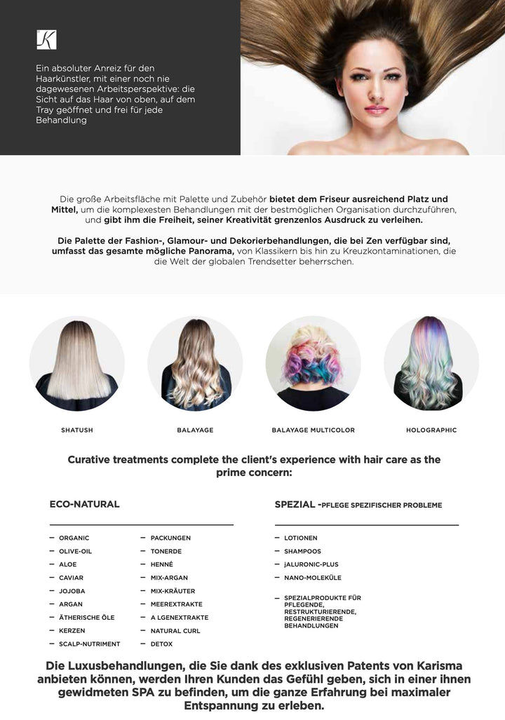 Karsima ZEN Waschliege Naturfriseur Headspa