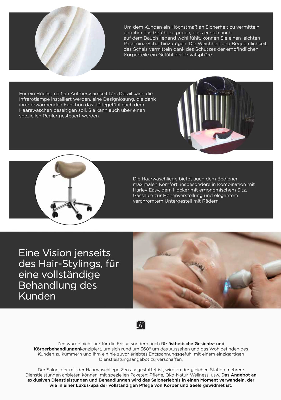 Karsima ZEN Waschliege Naturfriseur Headspa