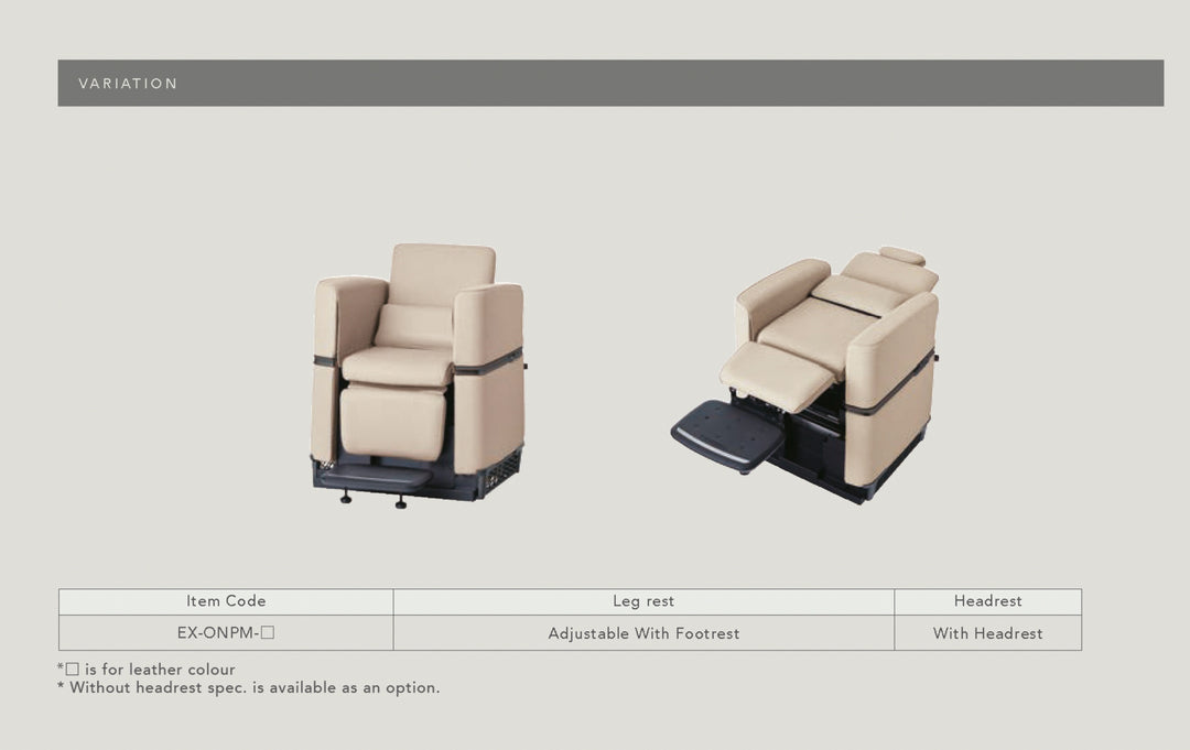 Salondesign24 Poltrona da parrucchiere e lettino lavaggio in uno - ONE con formazione HeadSpa inclusa