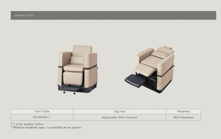 Salondesign24 Poltrona da parrucchiere e lettino lavaggio in uno - ONE con formazione HeadSpa inclusa