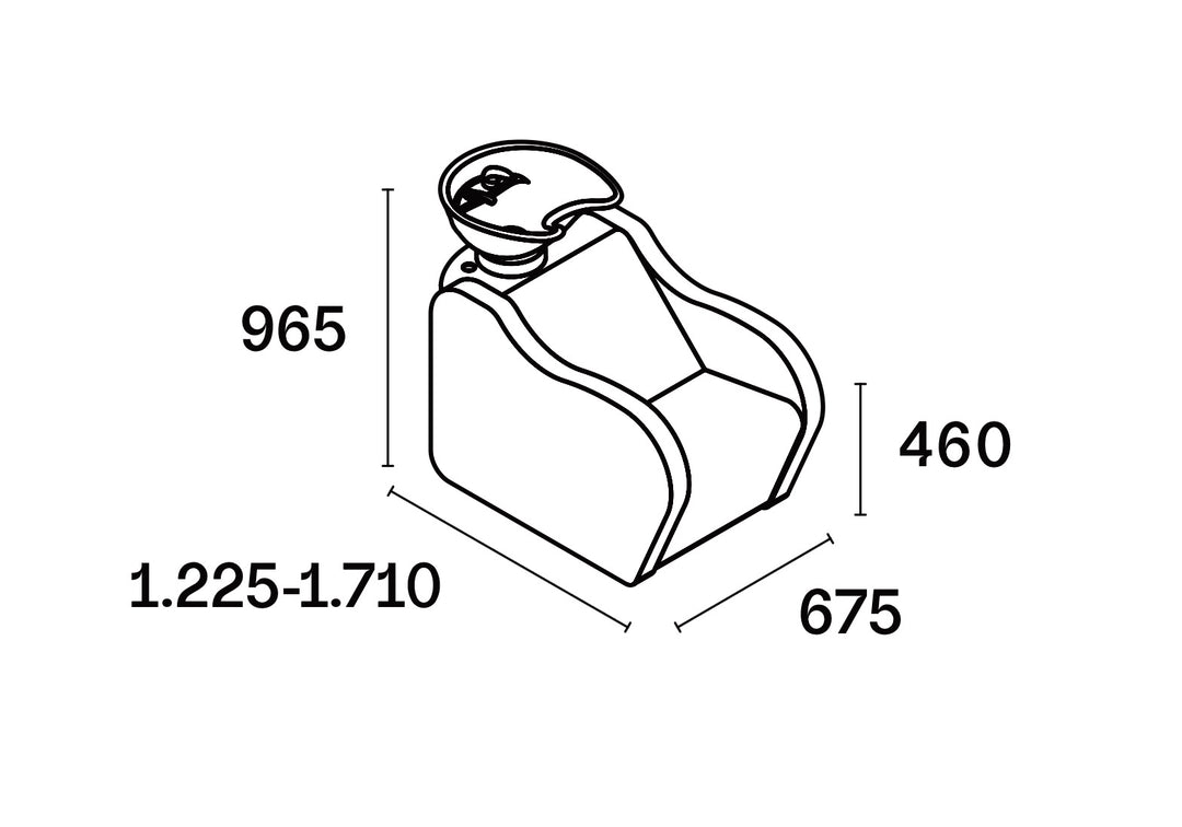 Cara Collection Waschsessel Alu