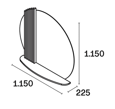 Cara Collection Spiegel Lias LED