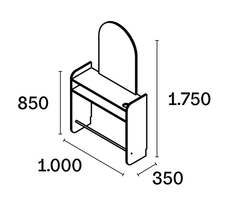 Cara Collection Spiegel Flower 1S