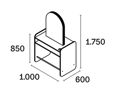 Cara Collection Spiegel Flower 2S Insel