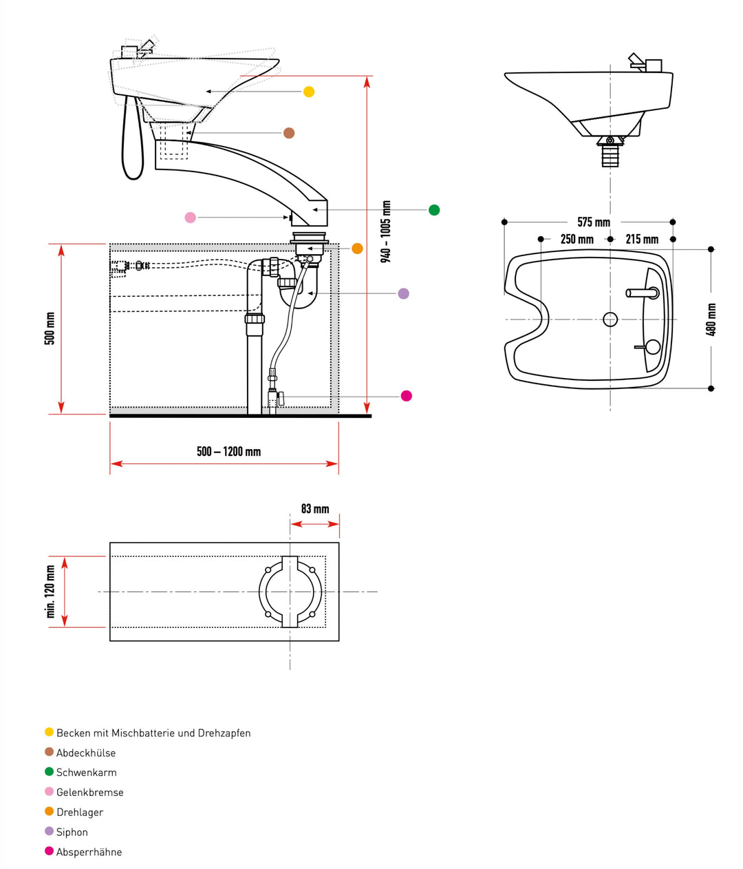 Jobst Contura Box Plus - Swivel Arm Column - Without Box