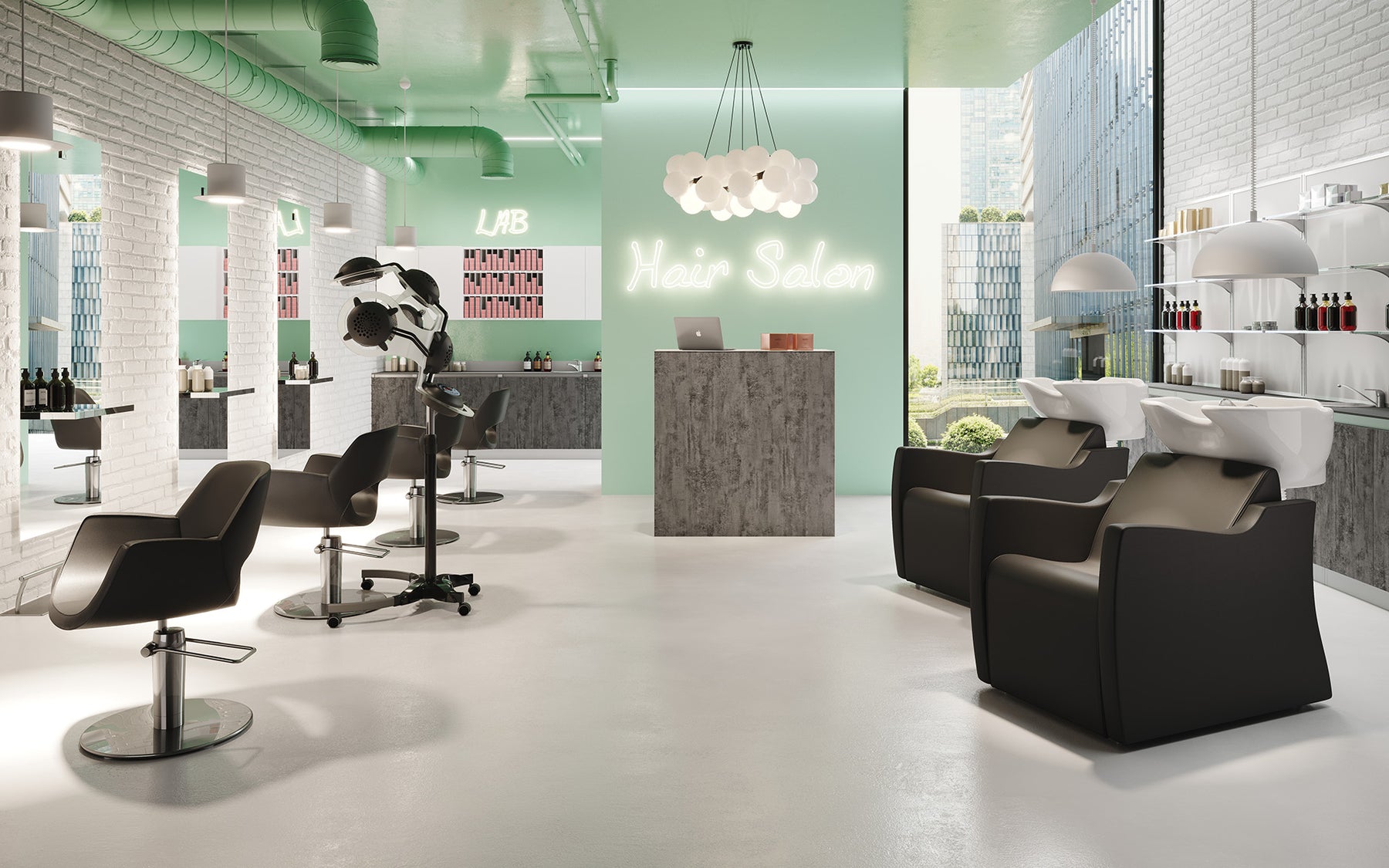 Hairdressing salon equipment from the specialist dealer 