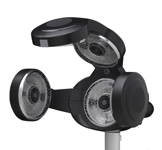 Salonový design Sušicí přístroje s ventilátorem černé