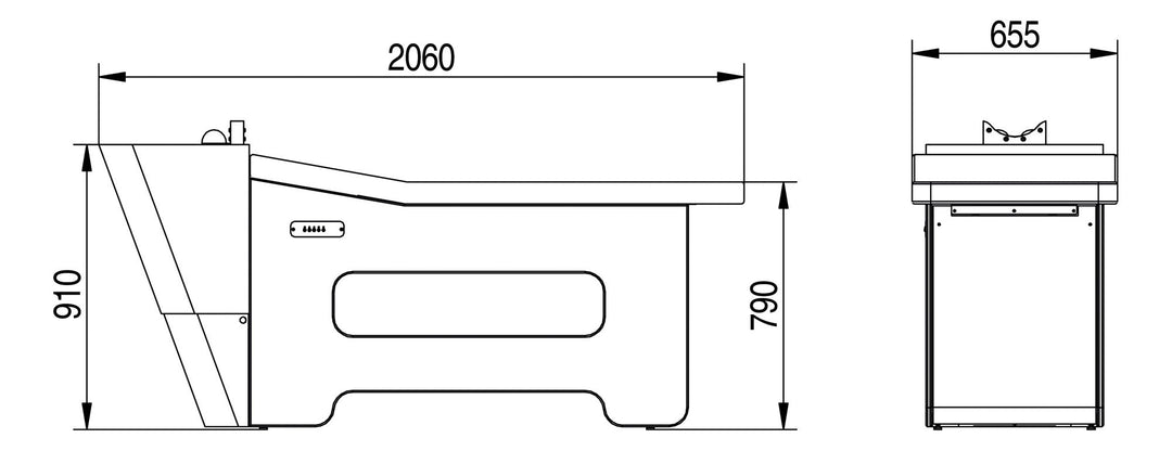 Karsima ZEN Waschliege Naturfriseur Headspa