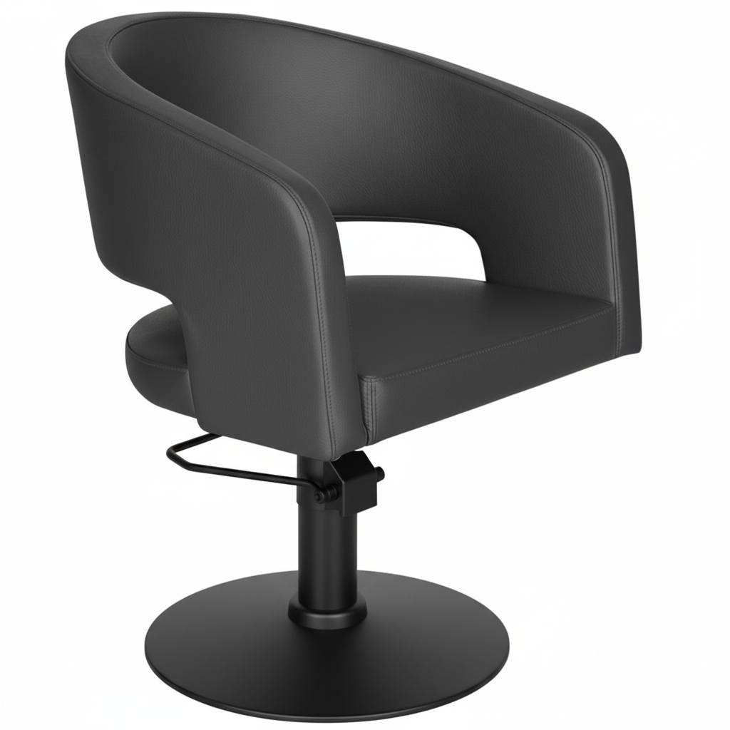Friseurstuhl Schwarz