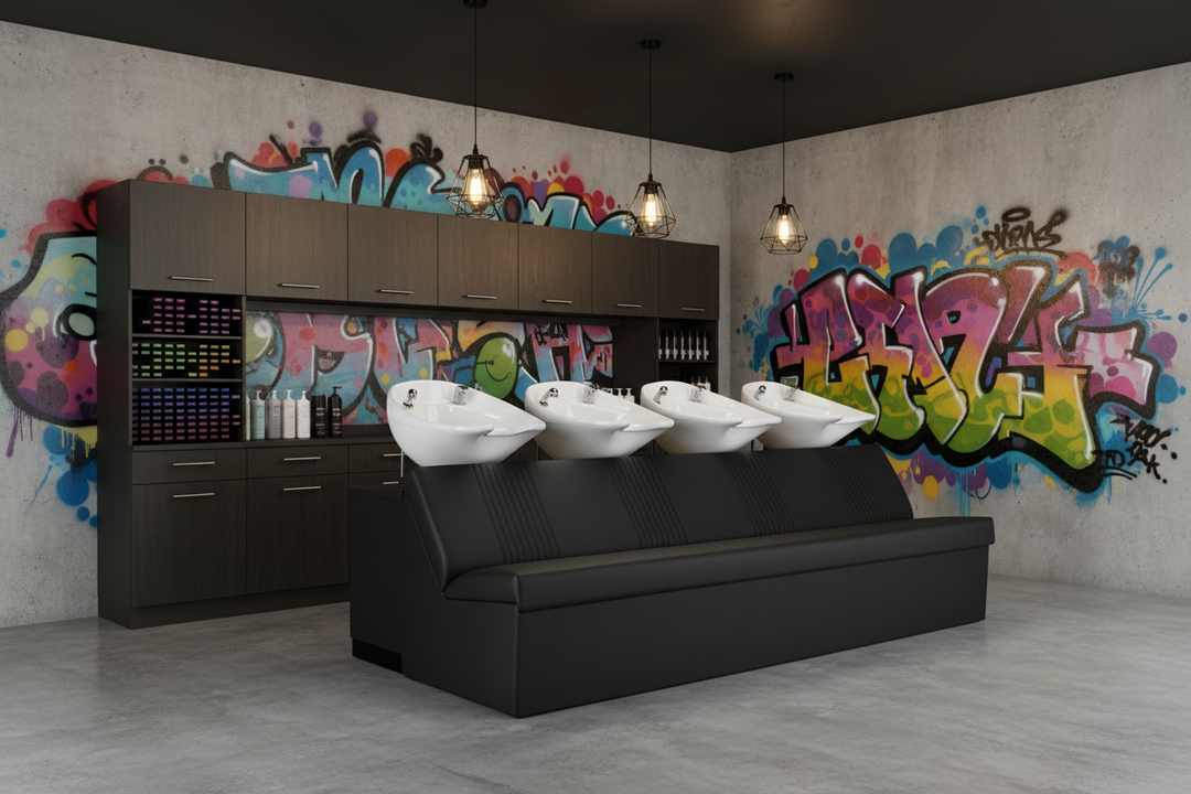 Salondesign24 Waschanlage Malu 2Sitzer