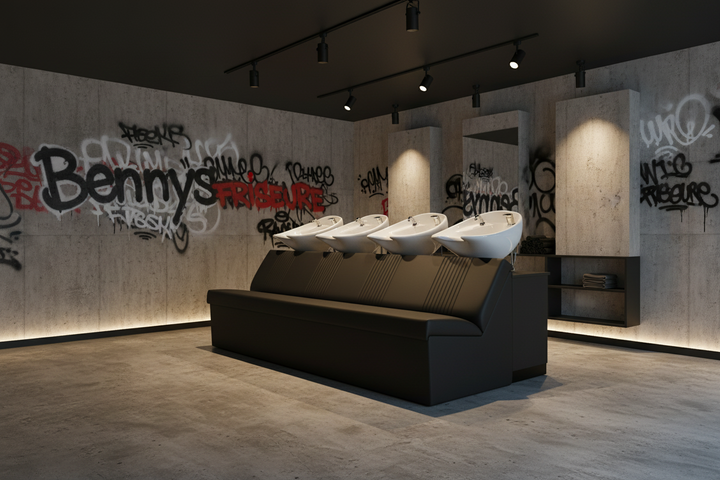 Salondesign24 Waschanlage Malu 2Sitzer