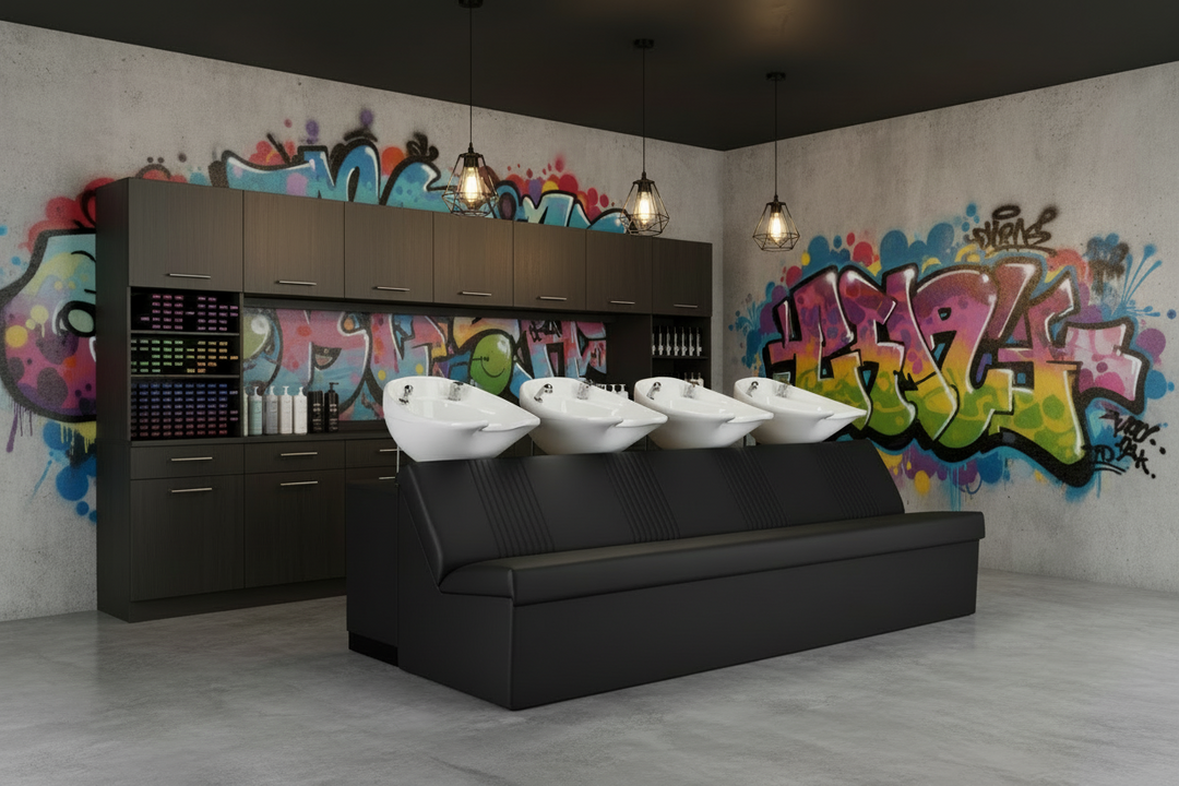 Salondesign24 Waschanlage Malu 2Sitzer