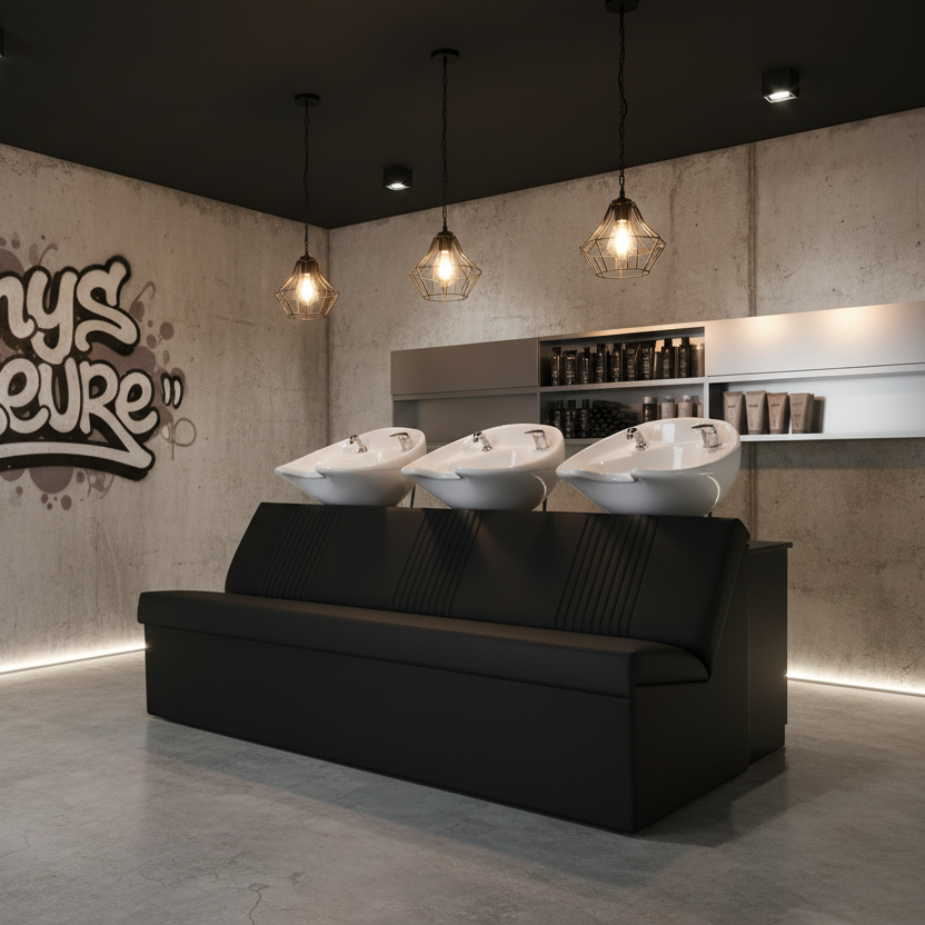 Salondesign24 Waschanlage Malu 2Sitzer