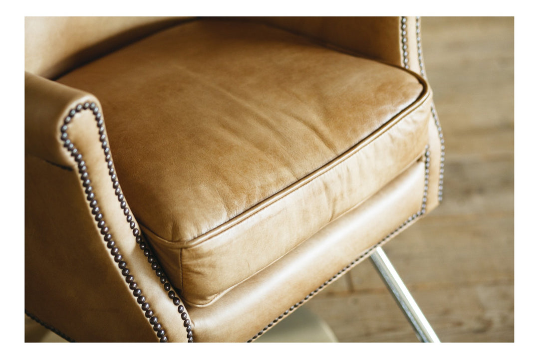 Takara Belmont Halo Series Genuine Leather Hairdressing Chair, Model Dux