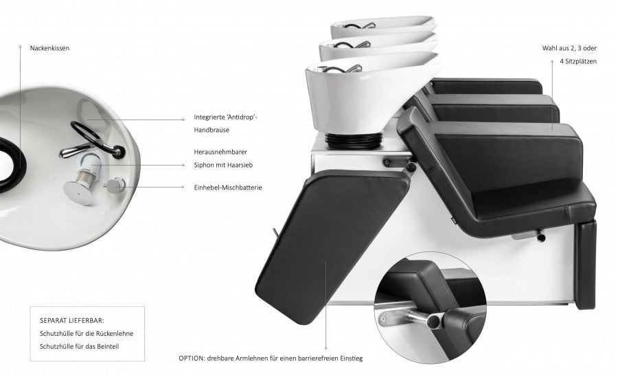 Kiela Waschsofa Waschbank Chill Wash2er blue Bild 11