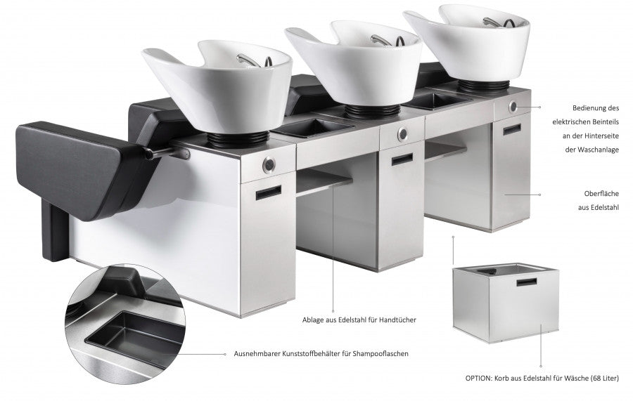 Kiela Waschsofa Waschbank Chill Wash2er blue Bild 12