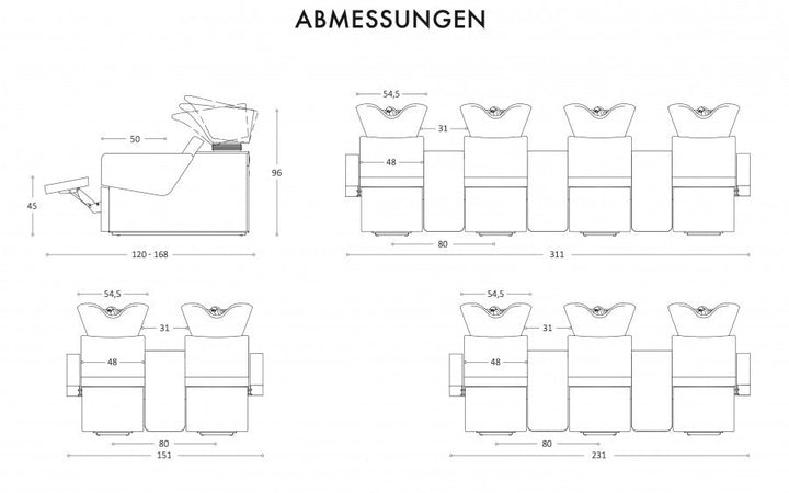 Kiela Waschsofa Waschbank Chill Wash2er blue Bild 10