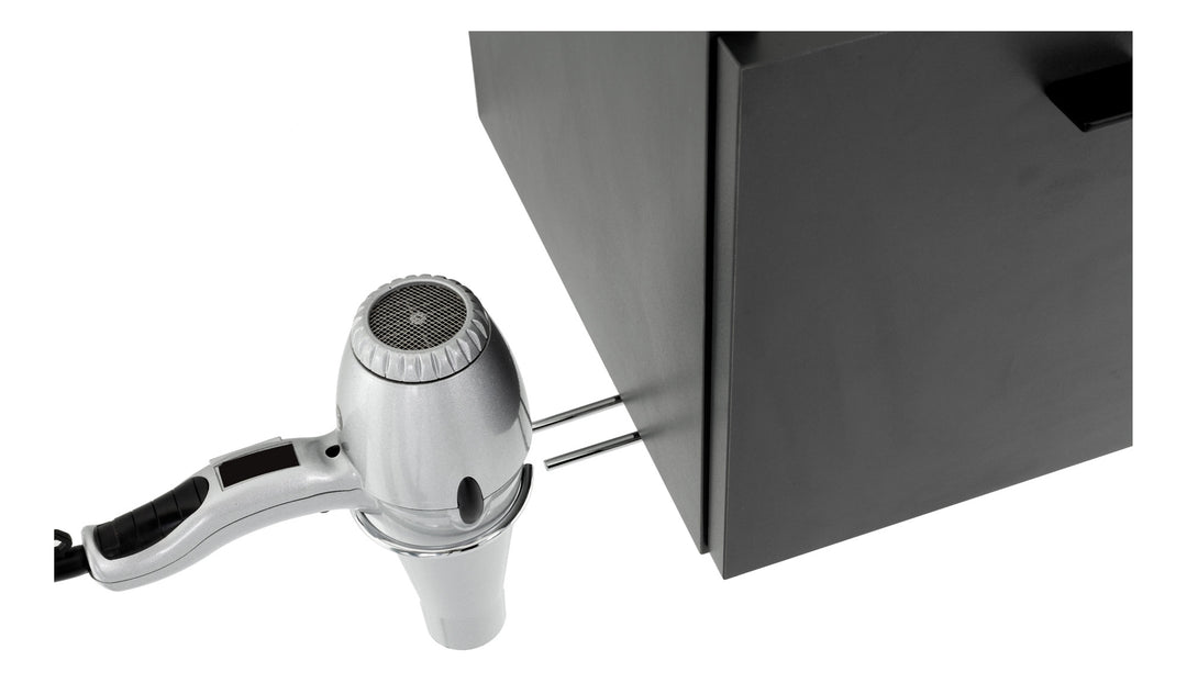 Pahi supporto girevole per asciugacapelli Unifur per montaggio sotto il lavabo