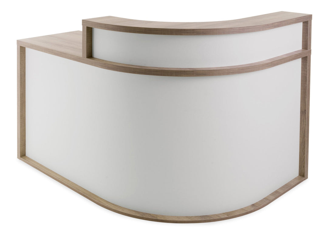 Pahi Reception Counter Elm Exhibit