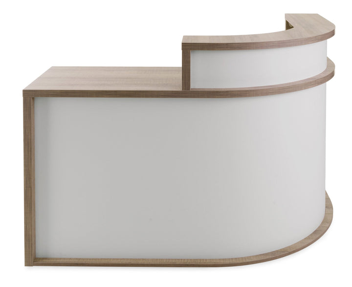 Pahi Reception Counter Elm Exhibit