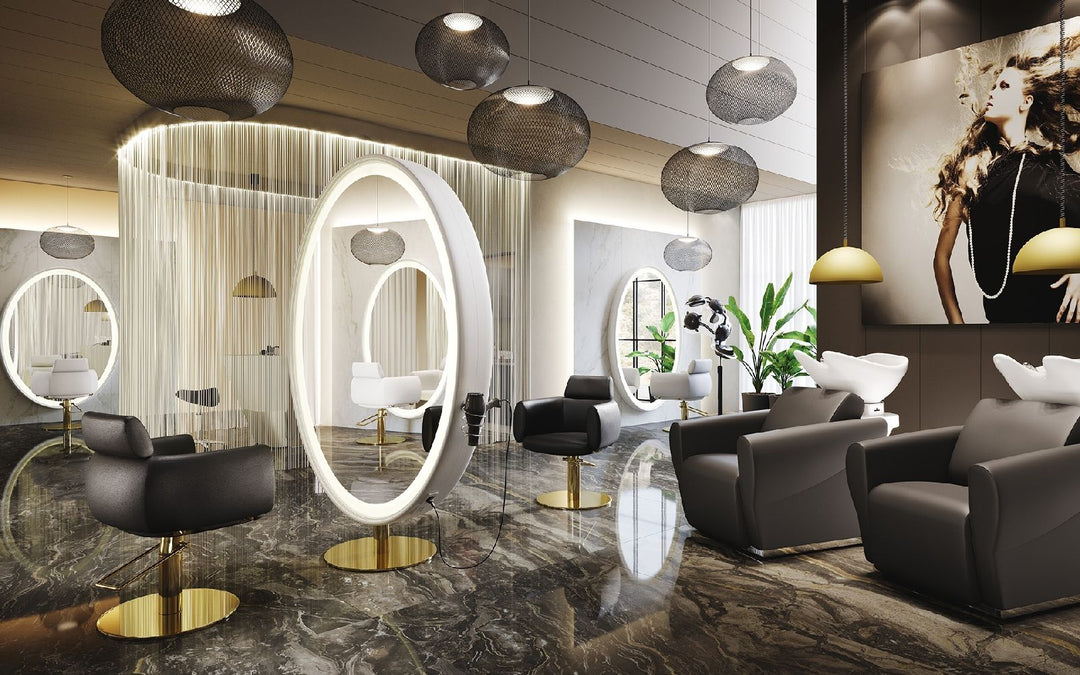 Salondesign24 Friseurausstattung Paketangebot Round