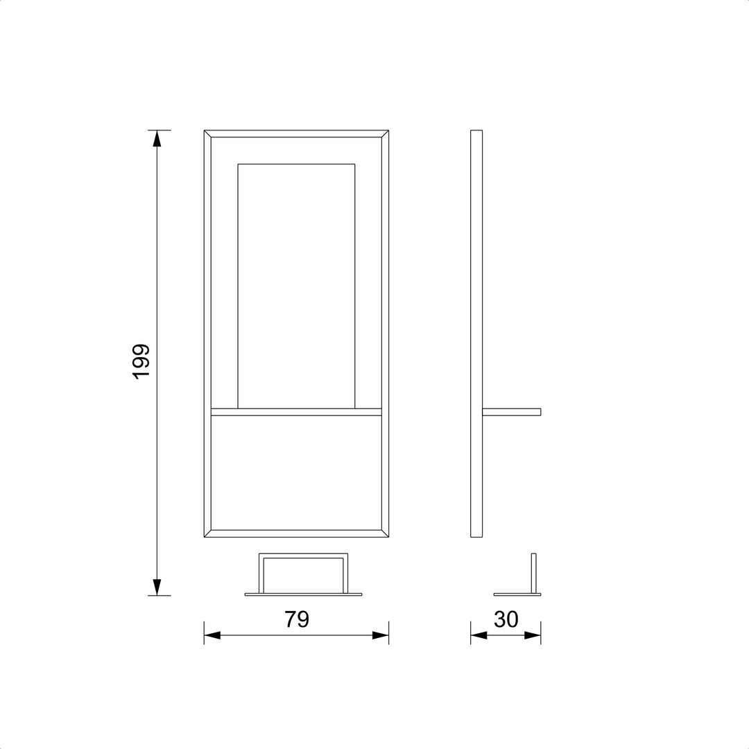 Vezzosi Frisörspiegel Iron